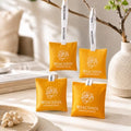 4-Packs Hanging Scented Sachets | Long-Lasting Closet Deodorizer Air Freshener by Unknown
