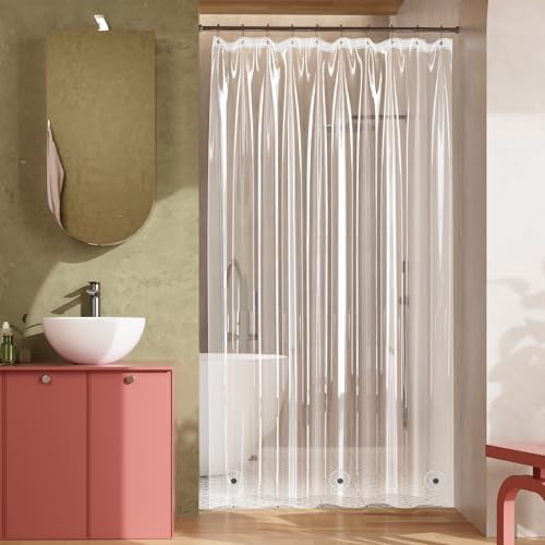 Titanker Plastic Shower Curtain Liner - Image 3