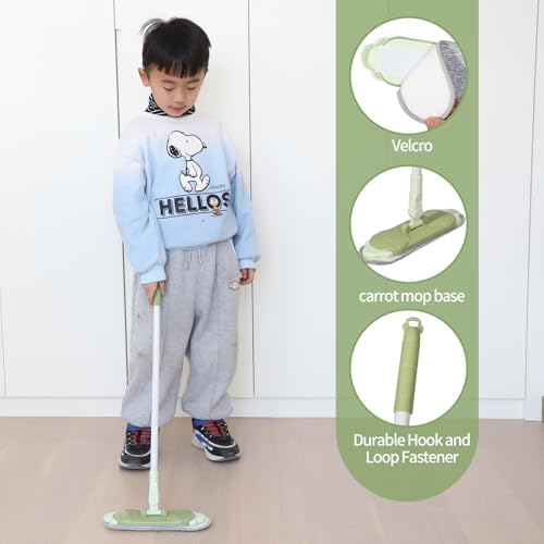 Midoneat Kids Cleaning Toy Set, Mini Child Broom, Mop and Dustpan, Little - Image 6