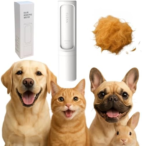 Reusable Lint Brushes for Pet Hair on Clothes & Soft Fabrics, Compact by Unknown
