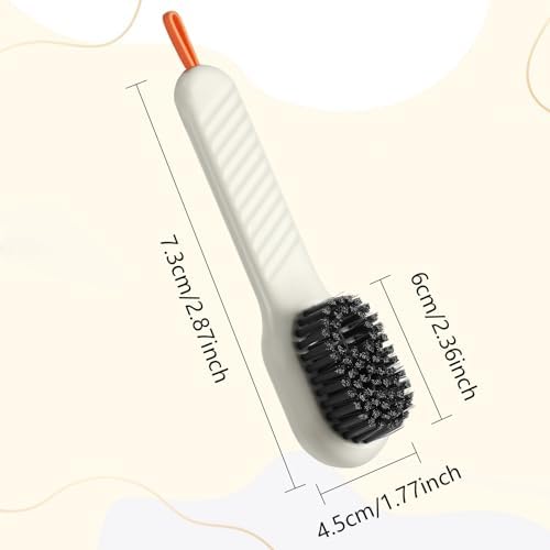 2 Pcs 2 in 1 Multifunction Cleaning Brush Shoe Laundry Brush, Scrub Brushes - Image 2