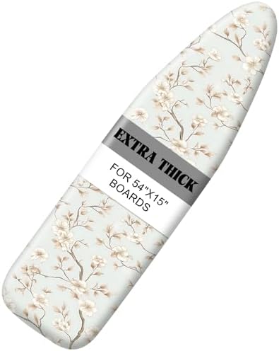 Ironing Board Cover 15"x54"，Standard Ironing Board Replacement Cover，Easy Fit by seewan