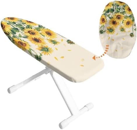 Sunflower Small Ironing Board Cover Easy to Install Table Top Ironing Board by HUISEFOR