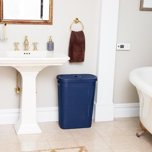 Mind Reader Slim Laundry Hamper - Image 5