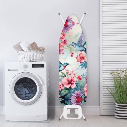 Flower Hummingbird Ironing Board Cover and Pad Soft Ironing Board Cover - Image 4
