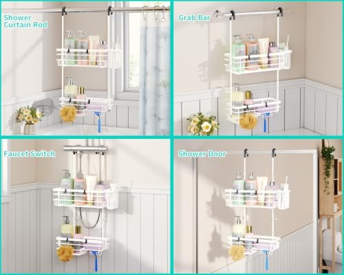 HapiRm Hanging Shower Caddy Organizer - Image 4