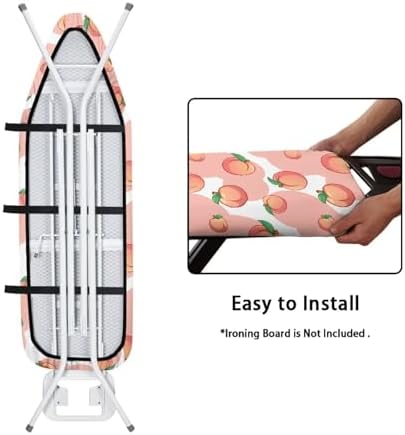 Sweet Peach Ironing Board Cover 15 x 54 Inch, Fruit Pattern Standard Ironing - Image 4
