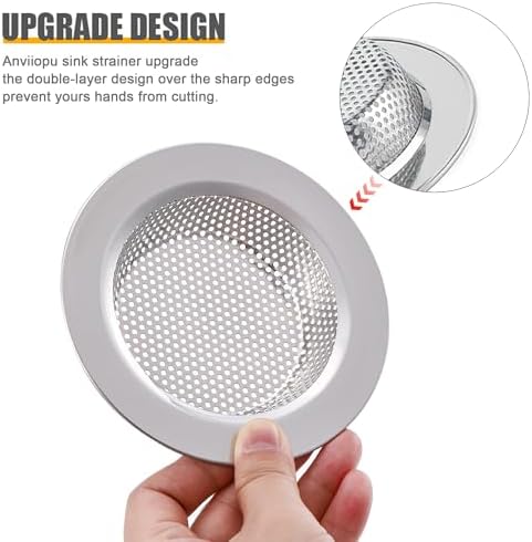 2pcs Kitchen Sink Strainer Stainless Steel, Kitchen Sink Drain Strainer - Image 2