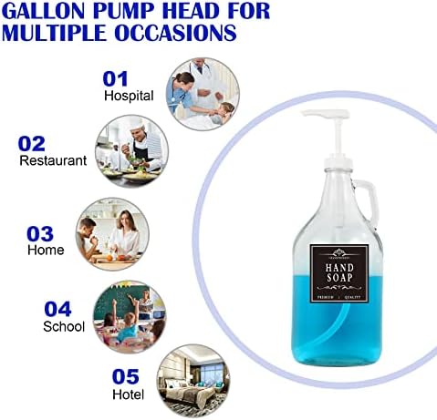 4 Packs Gallon Pump Dispenser, Leak Proof Dispenser - Image 4