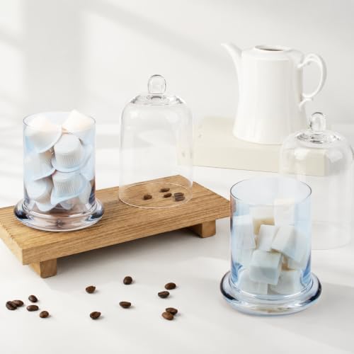 rejomiik Qtip Holder Glass Apothecary Jars - Image 7