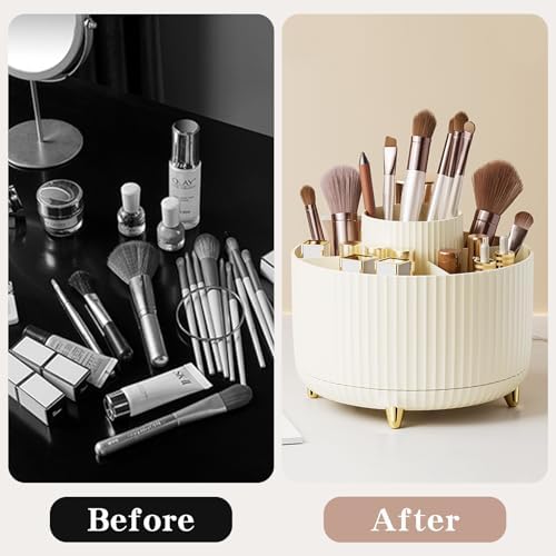 fanado 360° Rotate Makeup Brush Holder Organizer, Makeup Organizers Countertop - Image 7