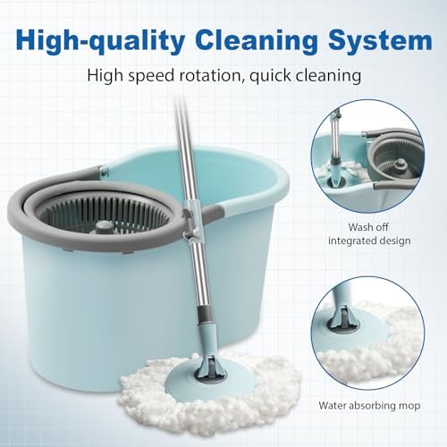 Spin Mop and Bucket, Mop and Bucket - Image 4