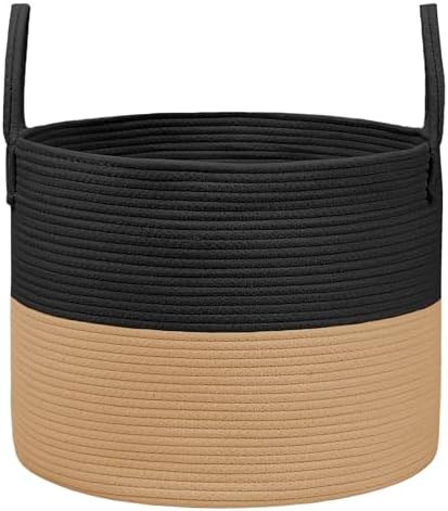 JMvicyroam 65L Extra Large Machine Washable Cotton Rope Blanket Basket by JMvicyroam