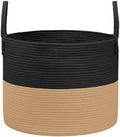 JMvicyroam 65L Extra Large Machine Washable Cotton Rope Blanket Basket by JMvicyroam