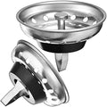 2 Pack Kitchen Sink Strainer and Stopper Combo Basket Replacement by HilltopProducts