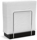 Wican Napkin Holder for Table, Bamboo Iron Standing Napkin Dispenser by Wican