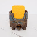 Ceramic Sponge Holder with Drain, Kitchen Sink Accessory by wowhalolo