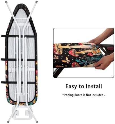 Flashideas Red Mushroom Iron Board Cover Standard Size Ironing Board Cover - Image 4