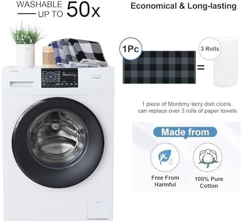 Mordimy Cotton Waffle Kitchen Towels, 4 Pack - Image 5
