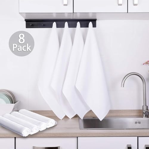 PY HOME & SPORTS Dish Towel Set, 100% Cotton Waffle Weave Kitchen Towels 8 - Image 3