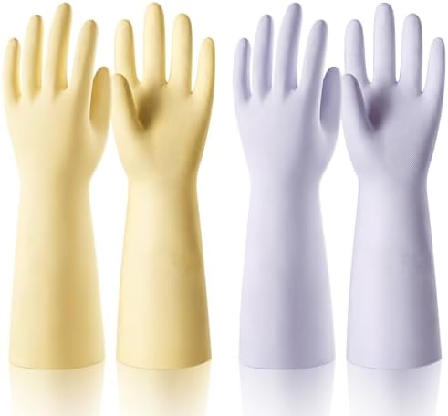ThxToms 2 Pair Nitrile Dishwashing Cleaning Gloves, by ThxToms
