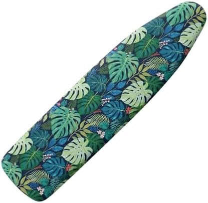 Green Palm Leaves Ironing Board Cover Cover Standard Size Soft Fabric Scorch by Darisoco