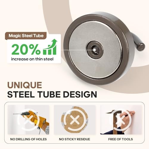 Neosmuk Magnetic Hooks Steel Tube Design - Image 3