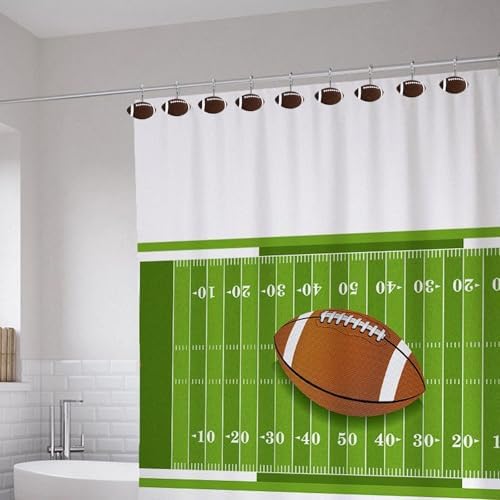 12-Piece Football Shower Curtain Hooks - Image 5