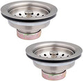 Artiwell 2-Pack Kitchen Sink Basket Strainer and Stopper, 3-1/2” Kitchen Drain by Artiwell