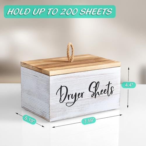 Bivvclaz Dryer Sheet Holder, Laundry Room Organization and Storage - Image 2
