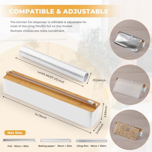 Magnetic Plastic Wrap Dispenser - Image 6