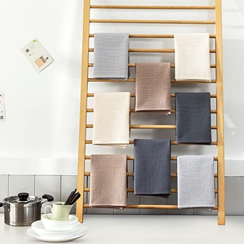 PY HOME & SPORTS Dish Towels Set, 100% Cotton Waffle Weave Kitchen Towels 8 - Image 5