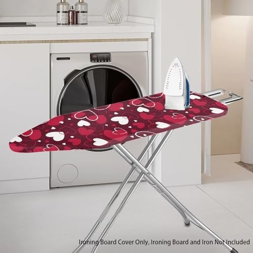 Heart Cute Ironing Board Cover Romantic Standard Size 15″x54″ Ironing Board - Image 2