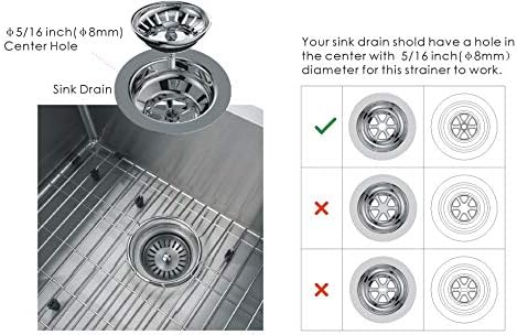 KANARY Kitchen Sink Basket Strainer Replacement - Image 6
