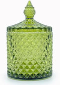 10 oz Olive Green Glass Candy Dish by YILUSHENGHUA