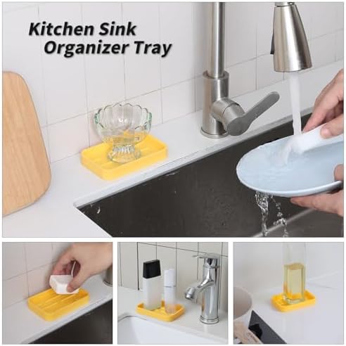 MicoYang Silicone Kitchen Sink Organizer Tray - Image 4