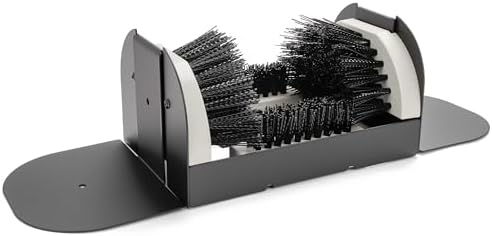 Portable Boot Scrubber with Fold-Out Footboards | No Mounting Required by BoreBaby