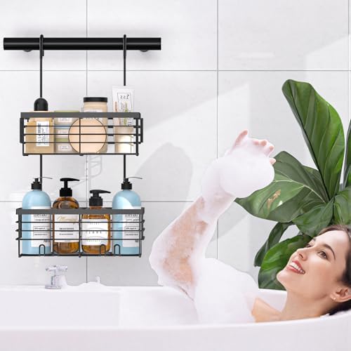 YUOROS 2 Tier Hanging Shower Caddy - Image 7
