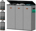 185L Laundry Hamper 3 Section by MECINFUL