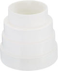 PATIKIL 5" to 3" Duct Reducer, Duct Connector Ducting Inline Adapter Increaser ABS Plastic Vent for HVAC Heating Cooling Air Ventilation (120-80mm)