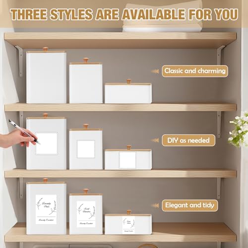 Vesici 3 Pcs Metal Laundry Pod Container 2 Pcs Scoops Dryer Sheet Holder - Image 6