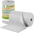 Microfiber Cleaning Cloths Roll 75 Pack 12x12 Inch Lint Free by SOOWASH