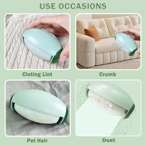 2 Pack Reusable Washable Lint Roller Ball, Compact Mini Travel Lint Remover - Image 3
