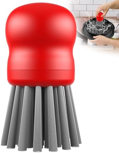 Mini Dish Brush for Cleaning Chicken Shredder, Long Bristles by SURETIVIAN