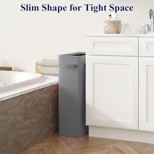 Optish 50L Slim Laundry Hamper, Small Laundry Hamper - Image 2