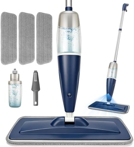 CLDREAM Microfiber Spray Mop for Hardwood Tile Floors Dust Cleaning by Makecleaningmoreefficient