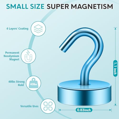 Neosmuk Magnetic Hooks Steel Tube Design - Image 6
