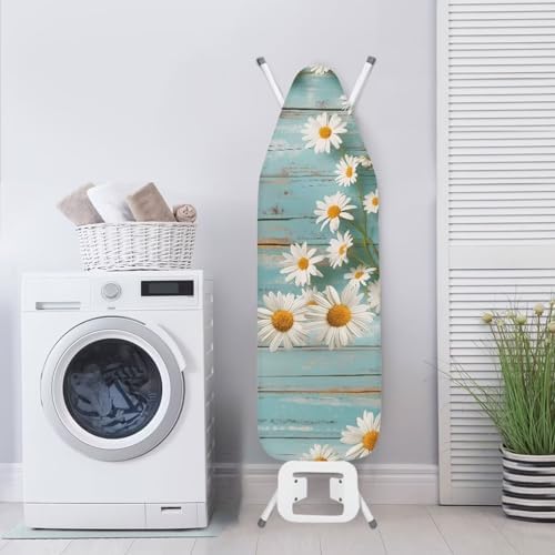 Daisy Ironing Board Covers 15x54 Inch 3D Wood Print Ironing Board Pad - Image 3