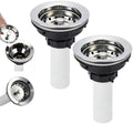 Kitchen Sink Drain Assembly, Basket Strainer by BUYNOW
