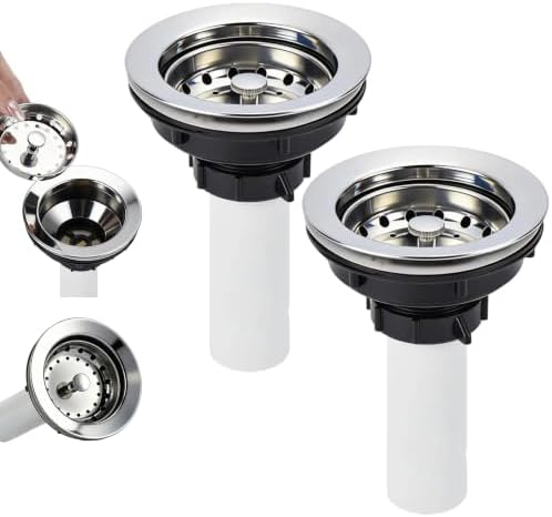 Kitchen Sink Drain Assembly, Basket Strainer by BUYNOW